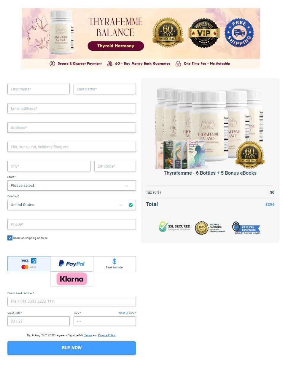 Thyrafemme Balance-Secure-Checkout